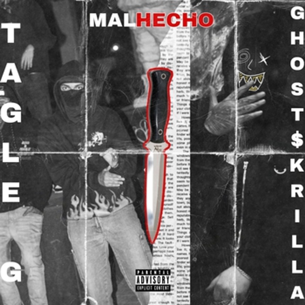 MalHecho - Single by GHOST$KRILLA & TAGLE G album cover
