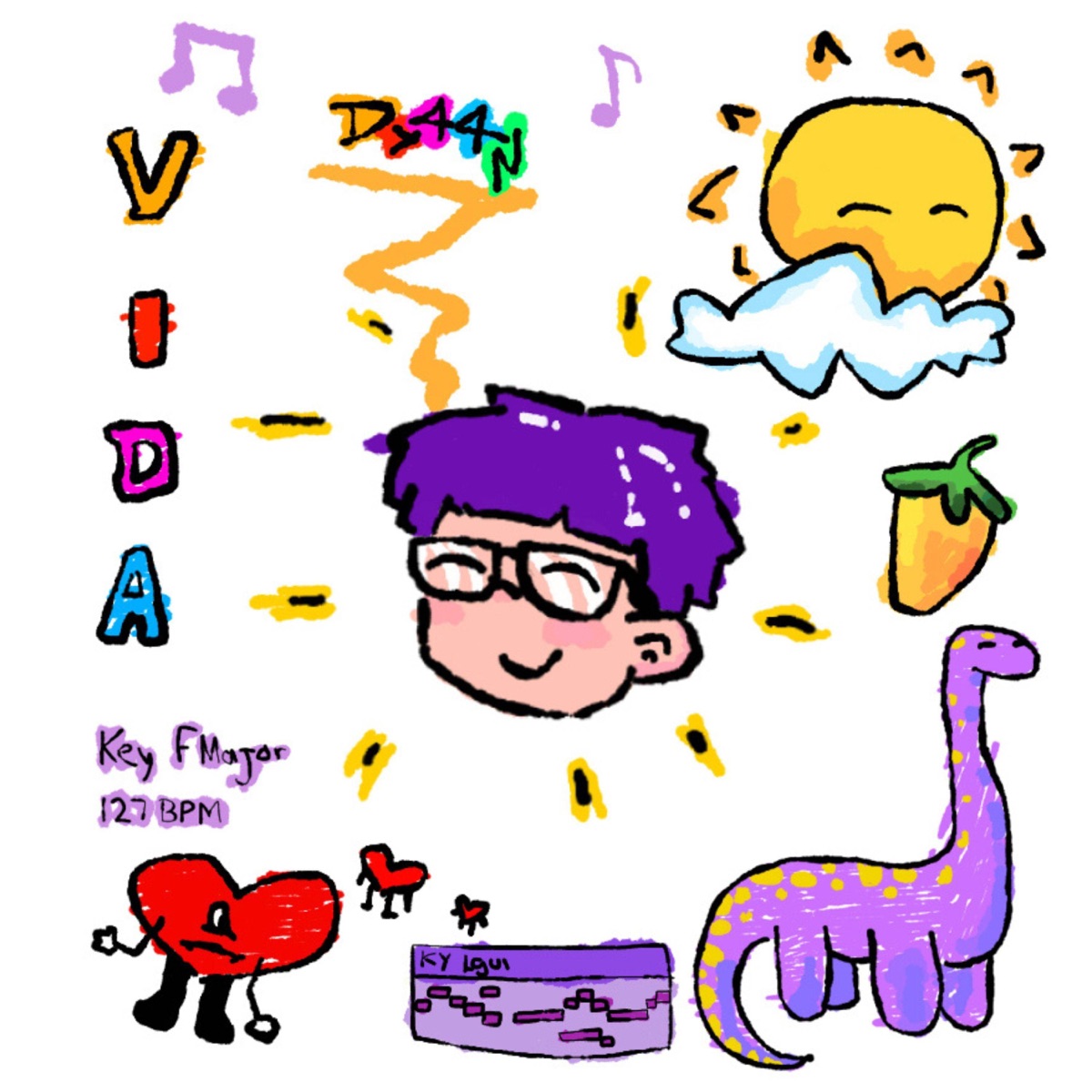 una VIDA SINTIGO - Single by Dy44n album cover