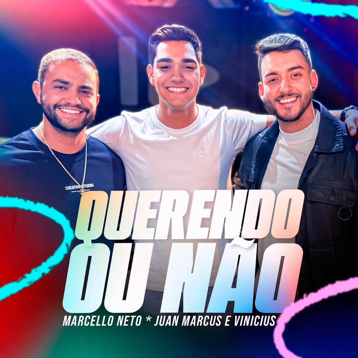 Querendo ou Não - Single by Marcello Neto & Juan Marcus & Vinicius album cover