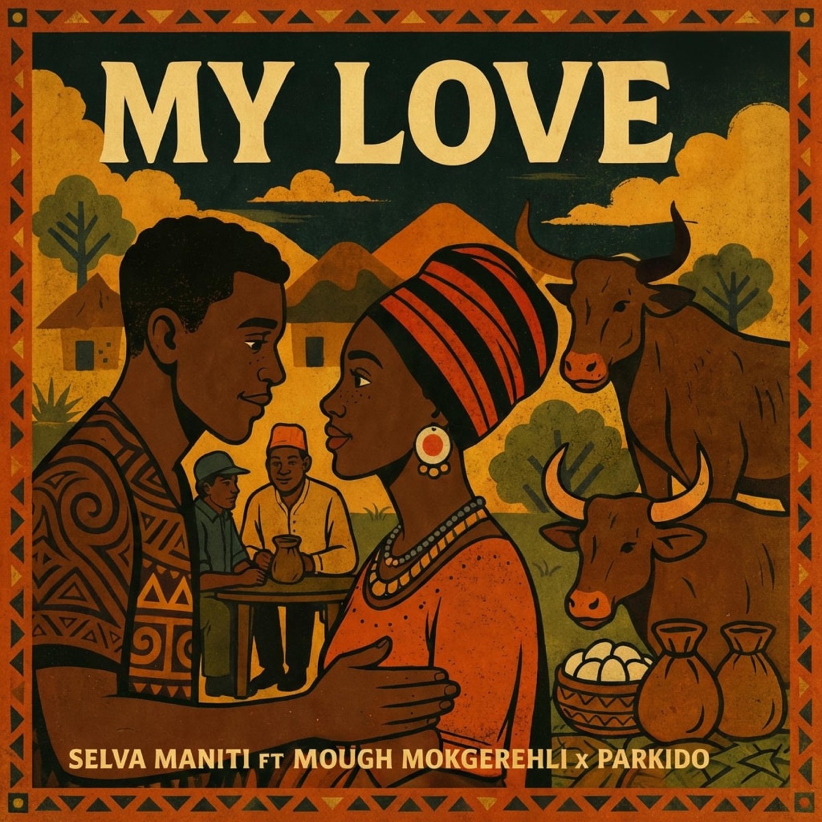 My love (feat. Parkido & Mough Mokgerehli) - Single by Selva Maniti album cover