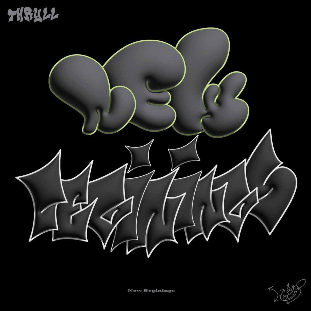 New Beginings - EP by Thryll album cover