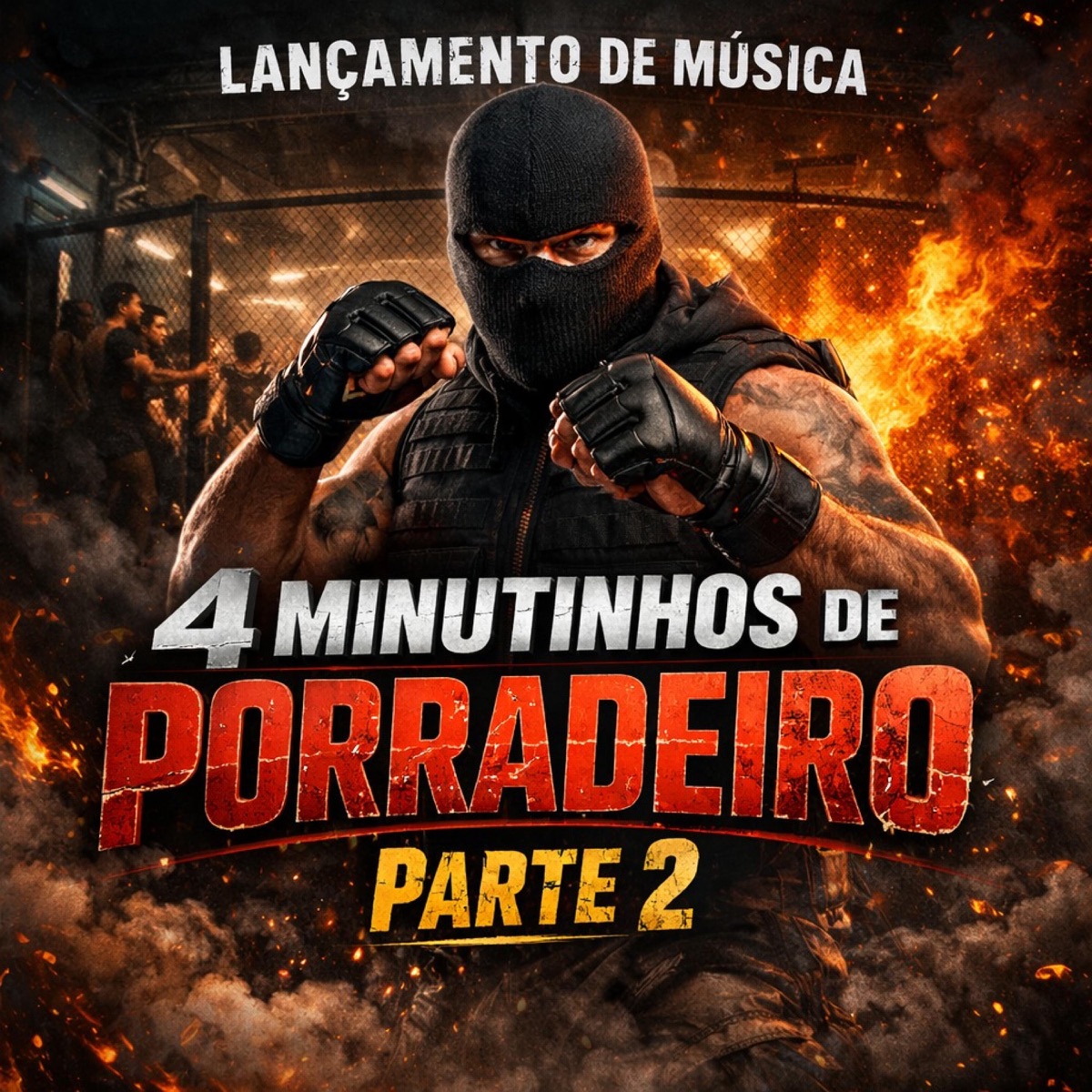 4 minutinhos de porradeiro parte II - Single by DJ 2M DE SOORETAMA album cover