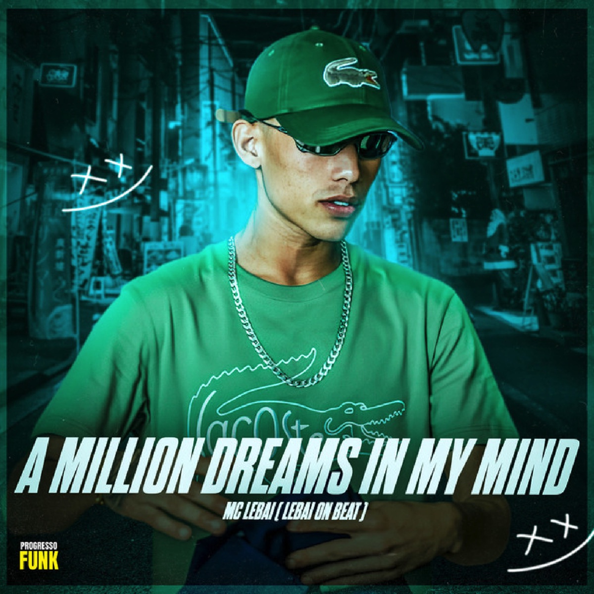 A Million Dreams In My Mind - Single by Mc Lebai, Lebai no Beat & Progresso Funk album cover