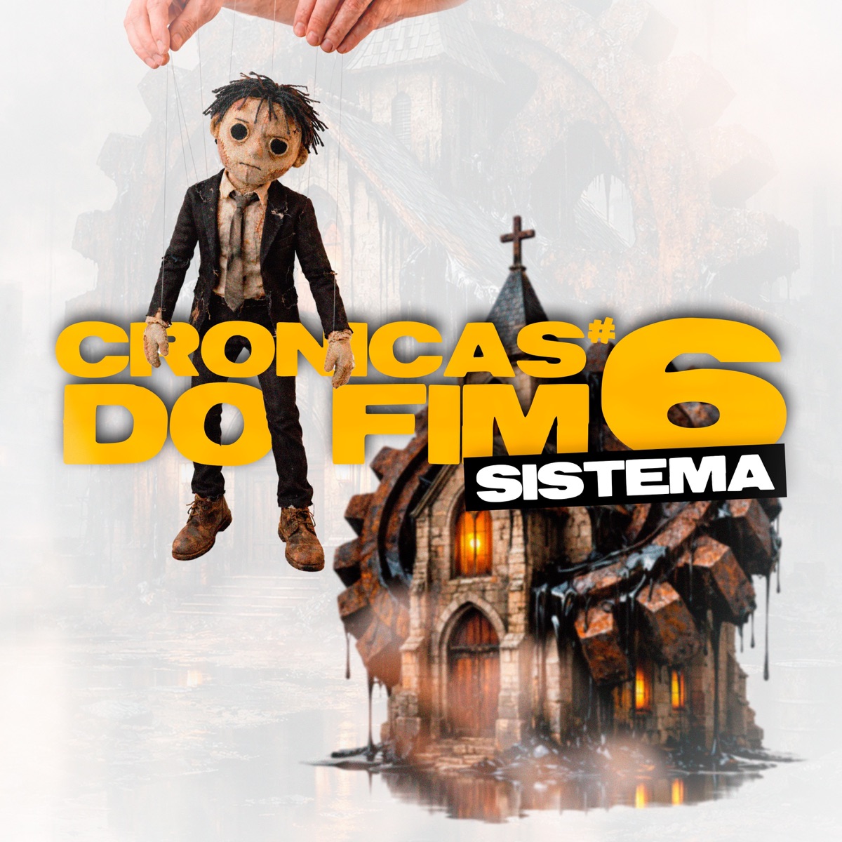 Crônicas do Fim #6 - Sistema (feat. Vinny Black) - Single by Cidade Quadrada, Rap Da Verdade, Max MC & Corti MC album cover