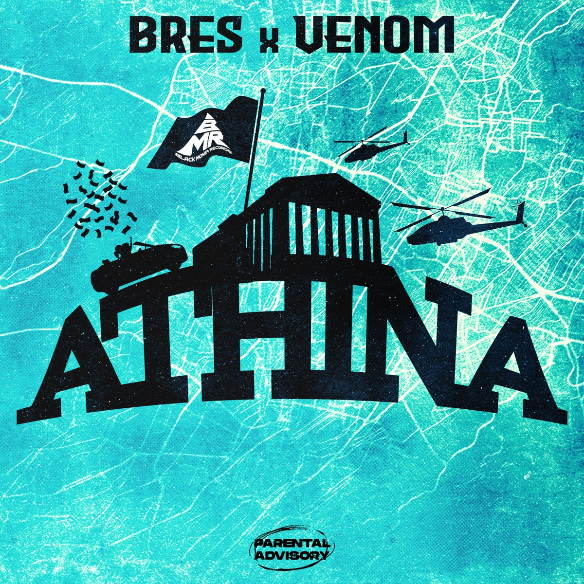 ATHINA - Single by Bres, Venom & PAR1S album cover