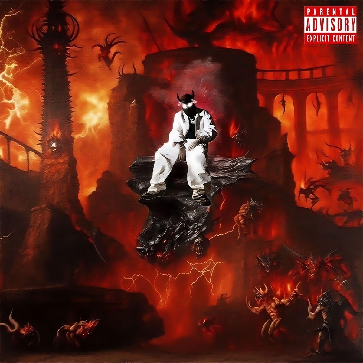 Inferno (feat. DeadGoeth) - EP by Khaliidd album cover