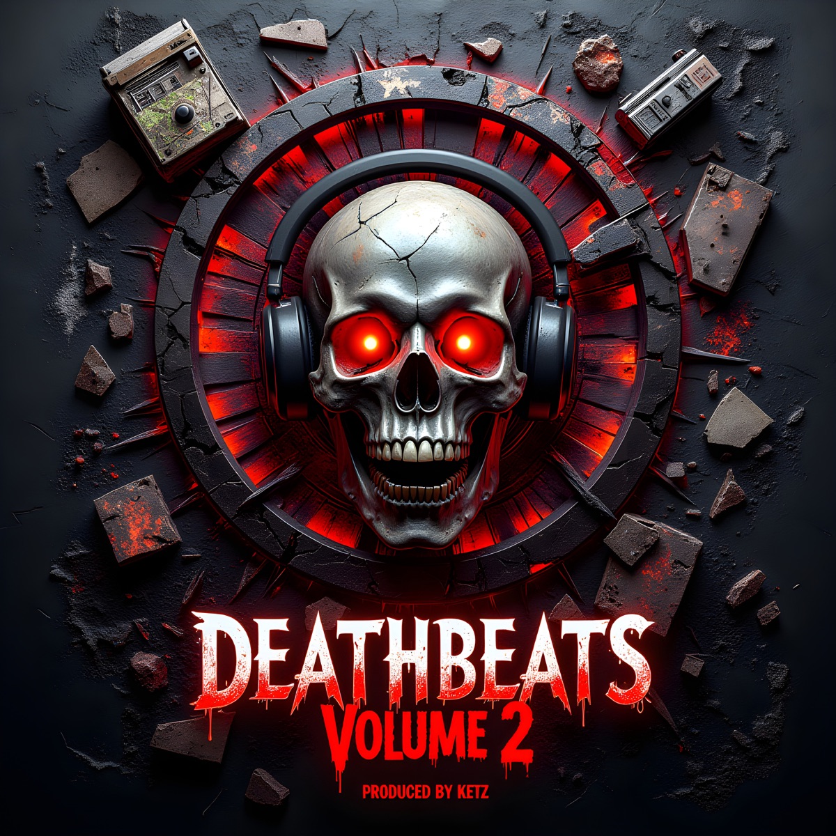 Death Beatz, Vol. 2 (The Tone Up (Beatz 2 Rapz}) by HVS Stuz album cover