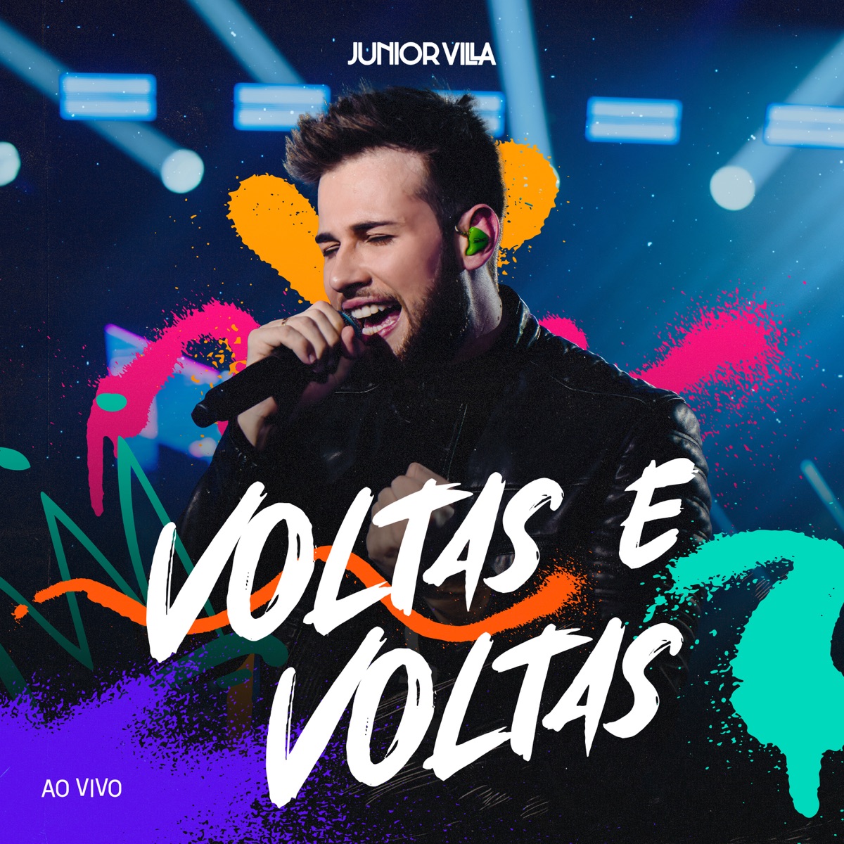 Voltas e Voltas (Ao Vivo) - Single by Junior Villa album cover