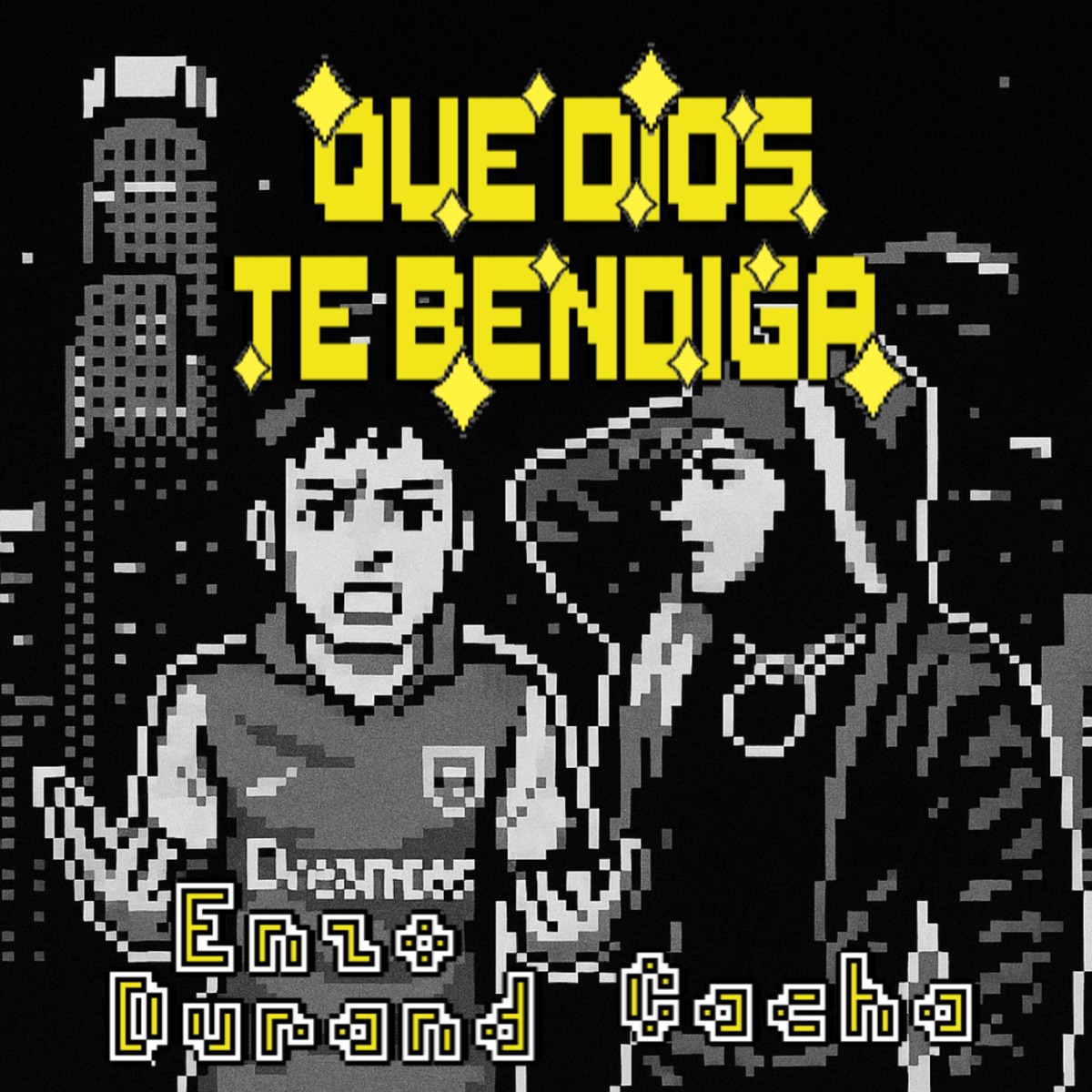 Que dios te bendiga - Single by Enzo Durand & Cacha album cover