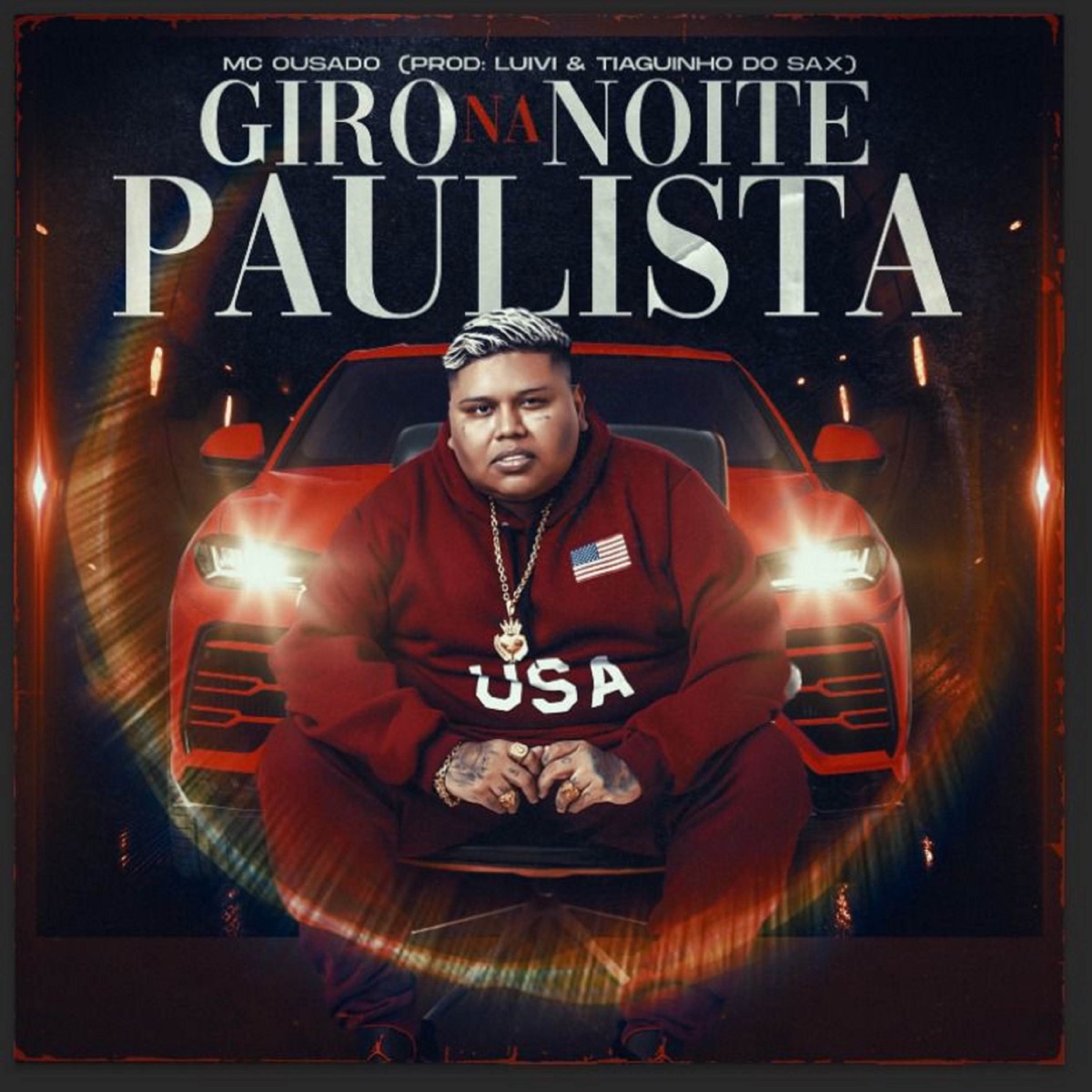 Giro na Noite Paulista - Single by Mc Ousado, Lui-V & BKRecords album cover
