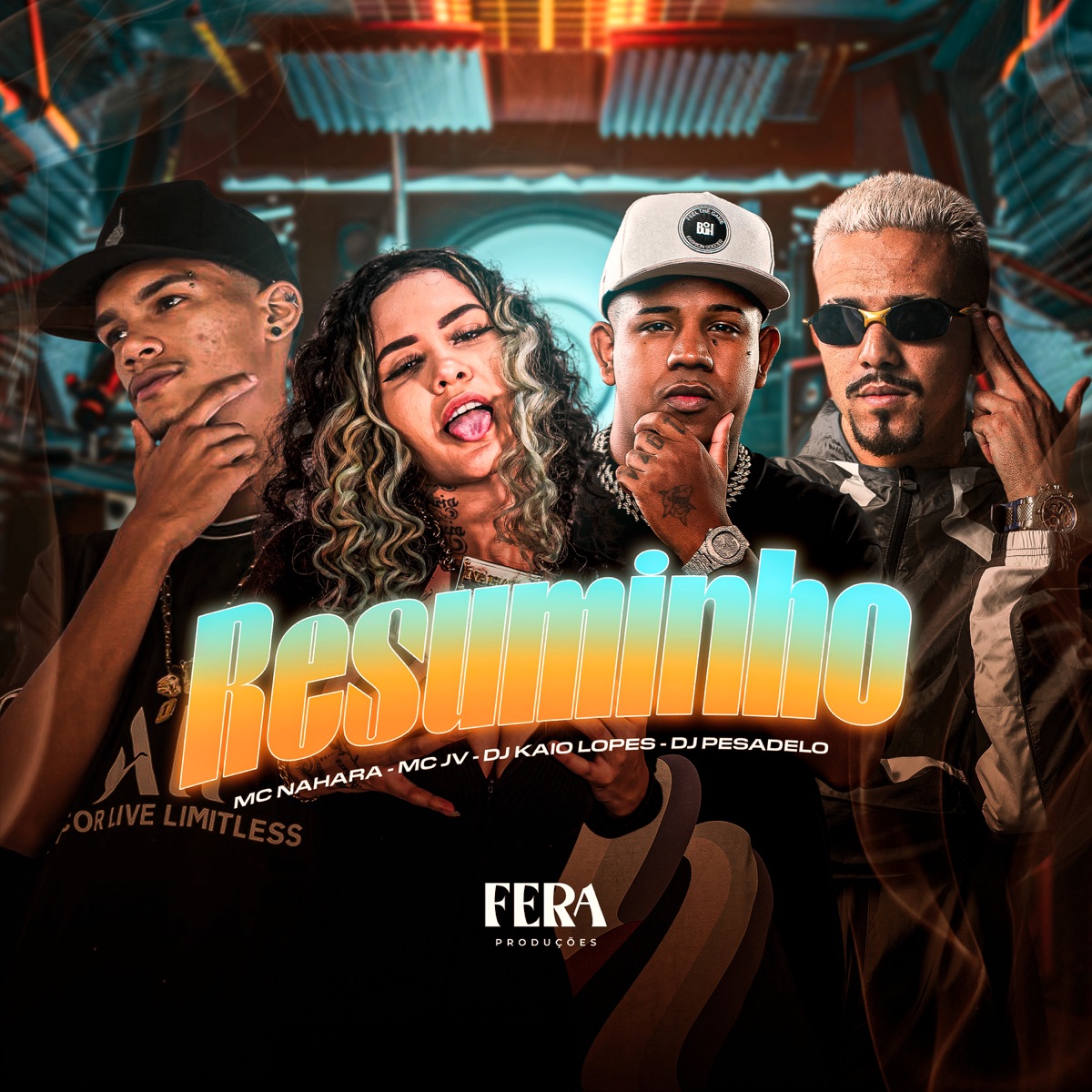 Resuminho (feat. DJ KAIO LOPES) - Single by MC NAHARA, MC JV & Dj Pesadelo album cover
