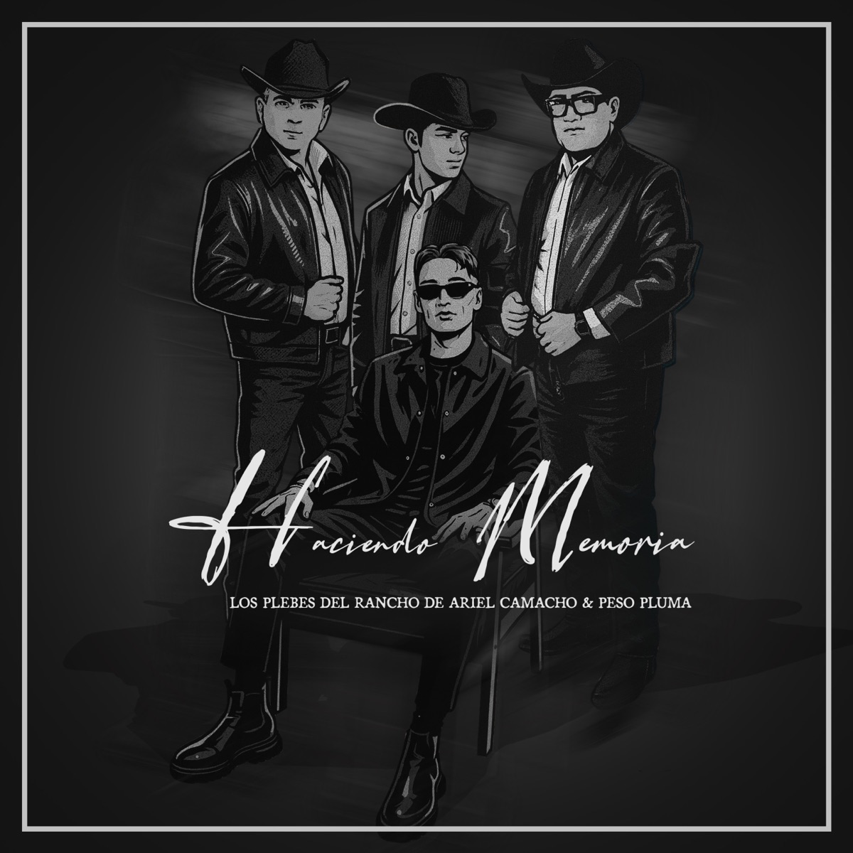 Haciendo Memoria - Single by Los Plebes del Rancho de Ariel Camacho & Peso Pluma album cover artwork