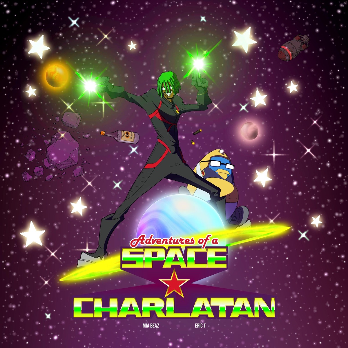 Adventures of a Space Charlatan by MIA Beaz album cover