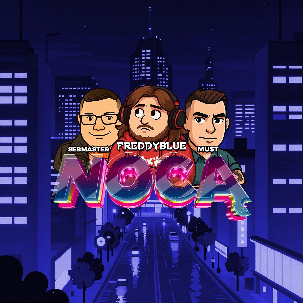 Nocą - Single by FreddyBlue, Must & sebmaster album cover