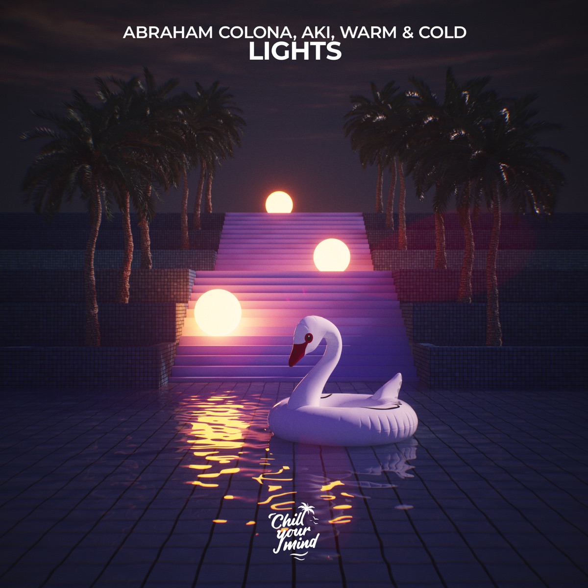 Lights - Single by Abraham Colona, Aki & ROBINS album cover