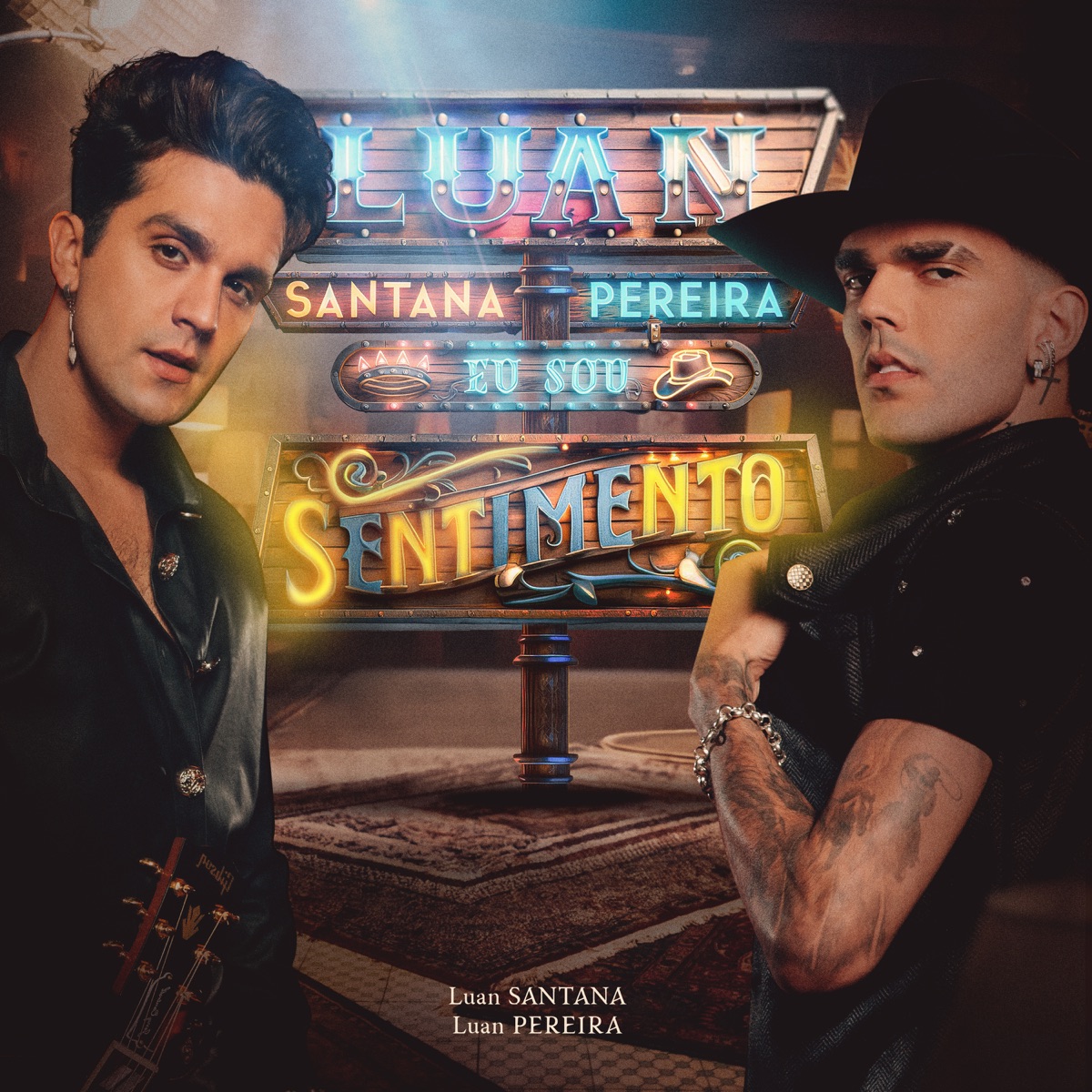 EU SOU SENTIMENTO - Single by Luan Santana & Luan Pereira album cover
