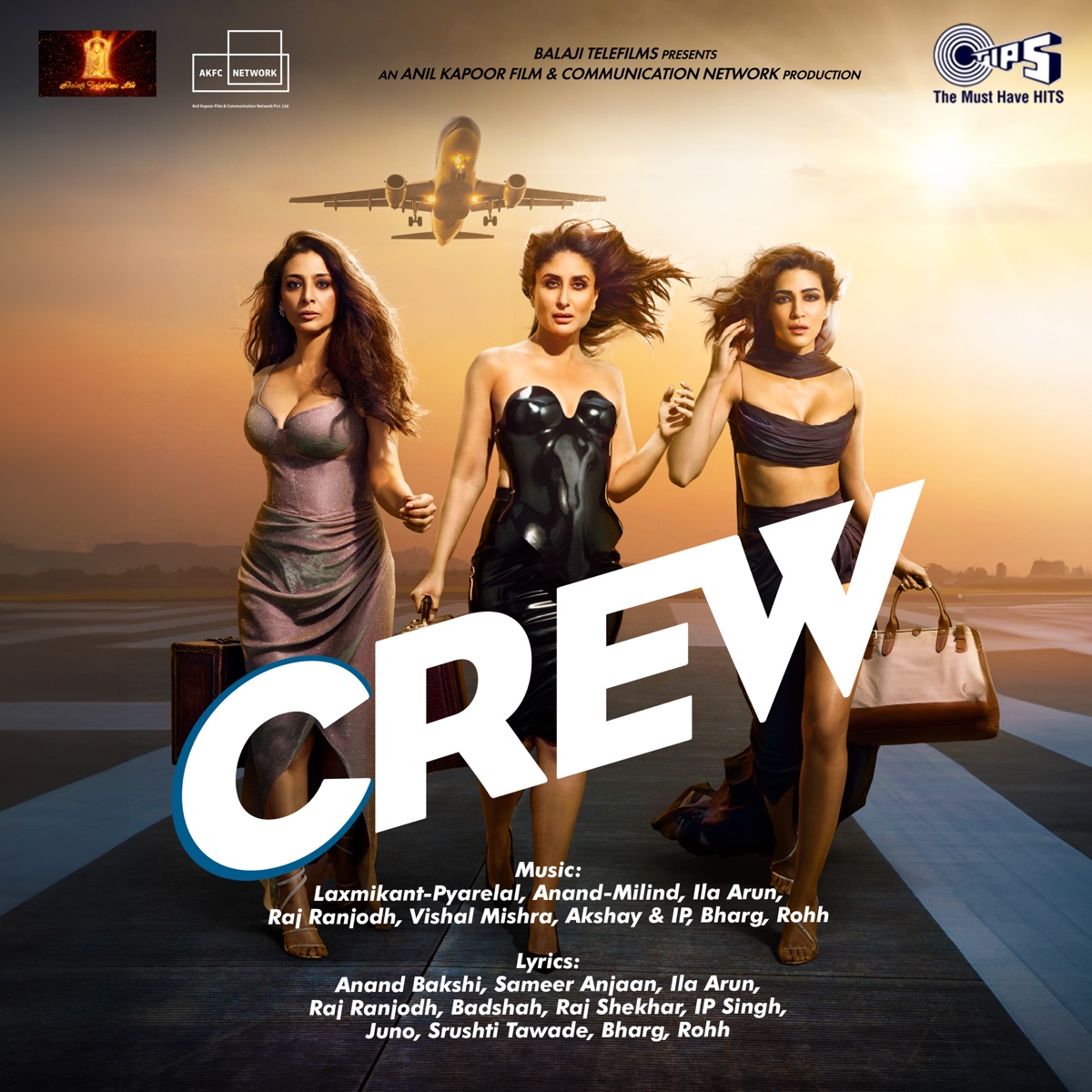 Crew (Original Motion Picture Soundtrack) by Raj Ranjodh, Vishal Mishra & Akshay & IP album cover