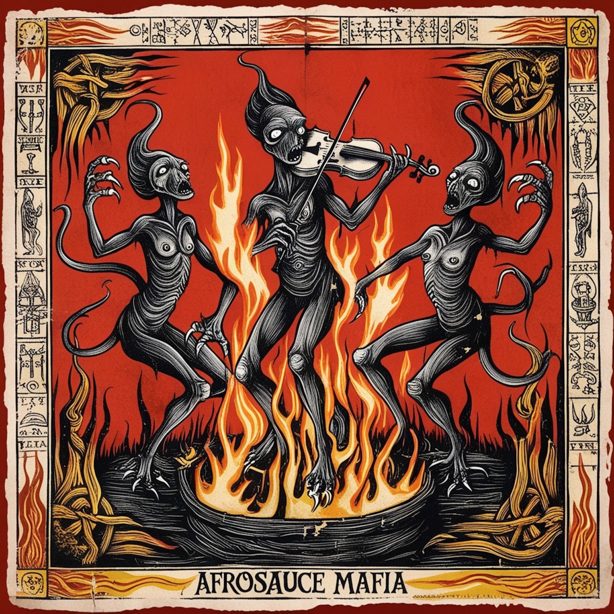 Maldito Violín - Single by Alky, Afro Sauce Mafia & Pty Audio album cover