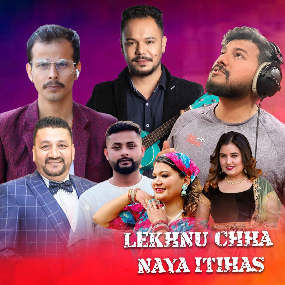 Lekhnu Chha Aba - Single by David Shankar, Subash Timsina, Sabin Subedi, Sujata KC & Saru Gautam album cover