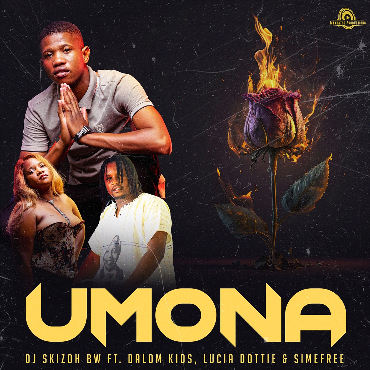 Umona (feat. Dalom Kids, Lucia Dottie, Simefree) - Single by Dj Skizoh Bw album cover