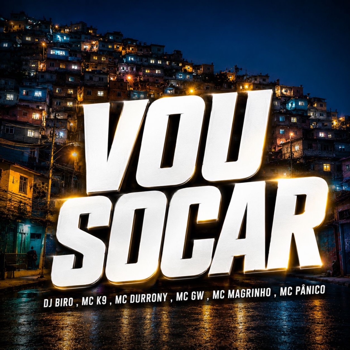 Vou Socar - Single by MC K9, Mc Gw, Mc Magrinho, MC Pânico & MC Durrony album cover