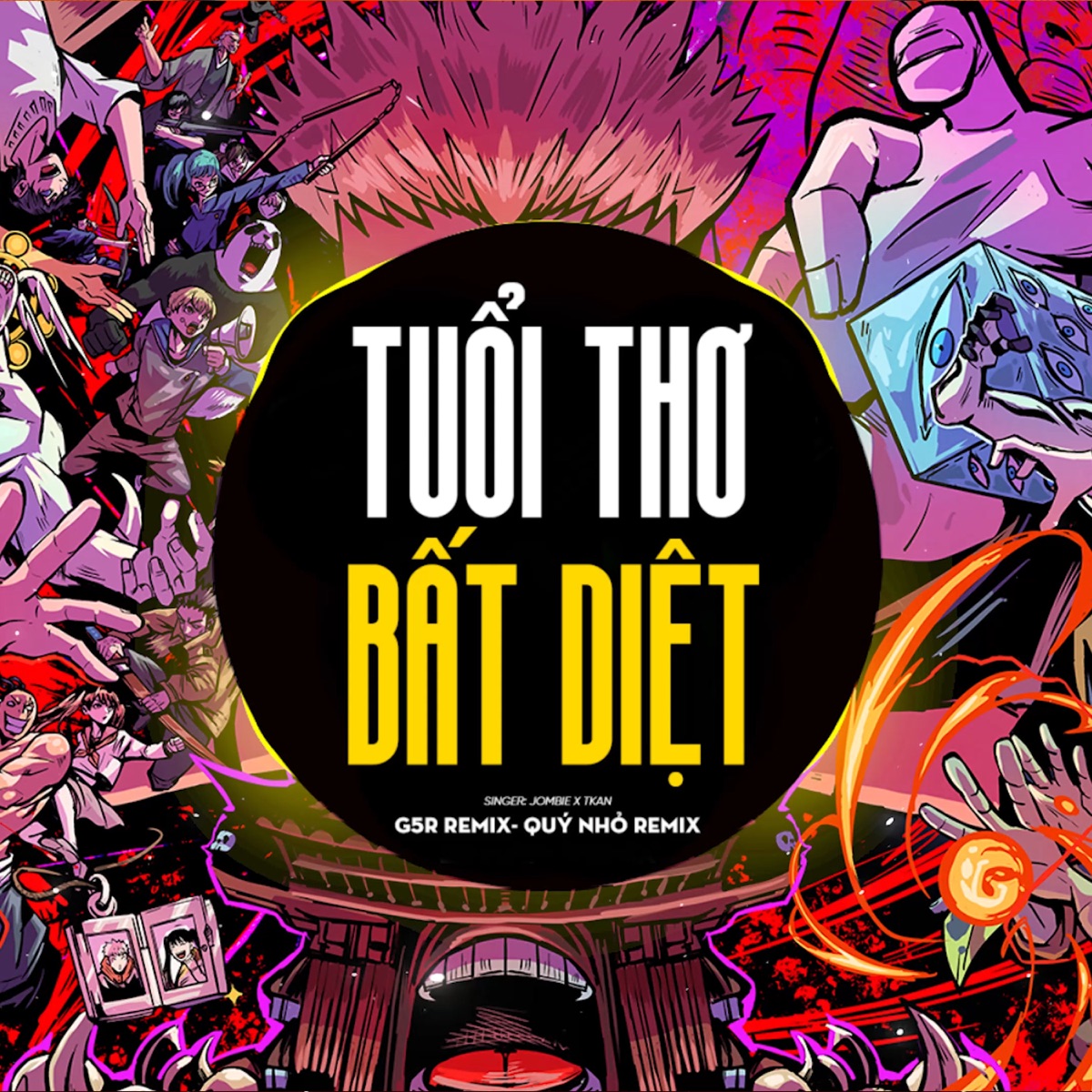 Tuổi Thơ Bất Diệt (Quý Nhỏ Remix) [feat. Jombie & Khánh Jayz] - Single by Quý Nhỏ album cover