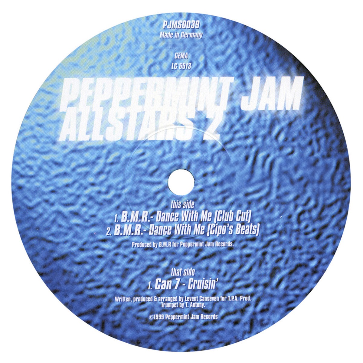 Peppermint Jam Allstars, Vol. 2 - Single by B.M.R. & Can 7 album cover