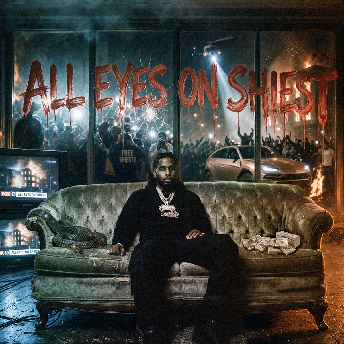 All Eyes on Shiest by Pooh Shiesty album cover artwork
