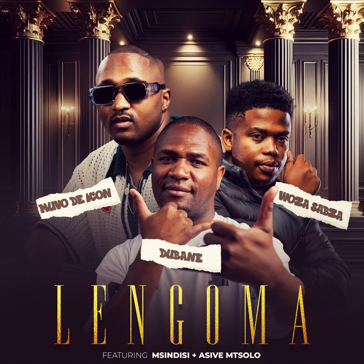 Lengoma (feat. Msindisi & Asive Mtsolo) - Single by Dubane, Woza Sabza & Muvo De Icon album cover