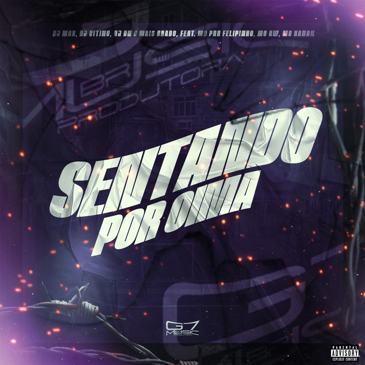 Sentando Por Cima (feat. Mc Prr Felipinho, MC GW & MC Hanan) - Single by DJ MGX, DJ vitinu & DJ DN O MAIS BRABO album cover