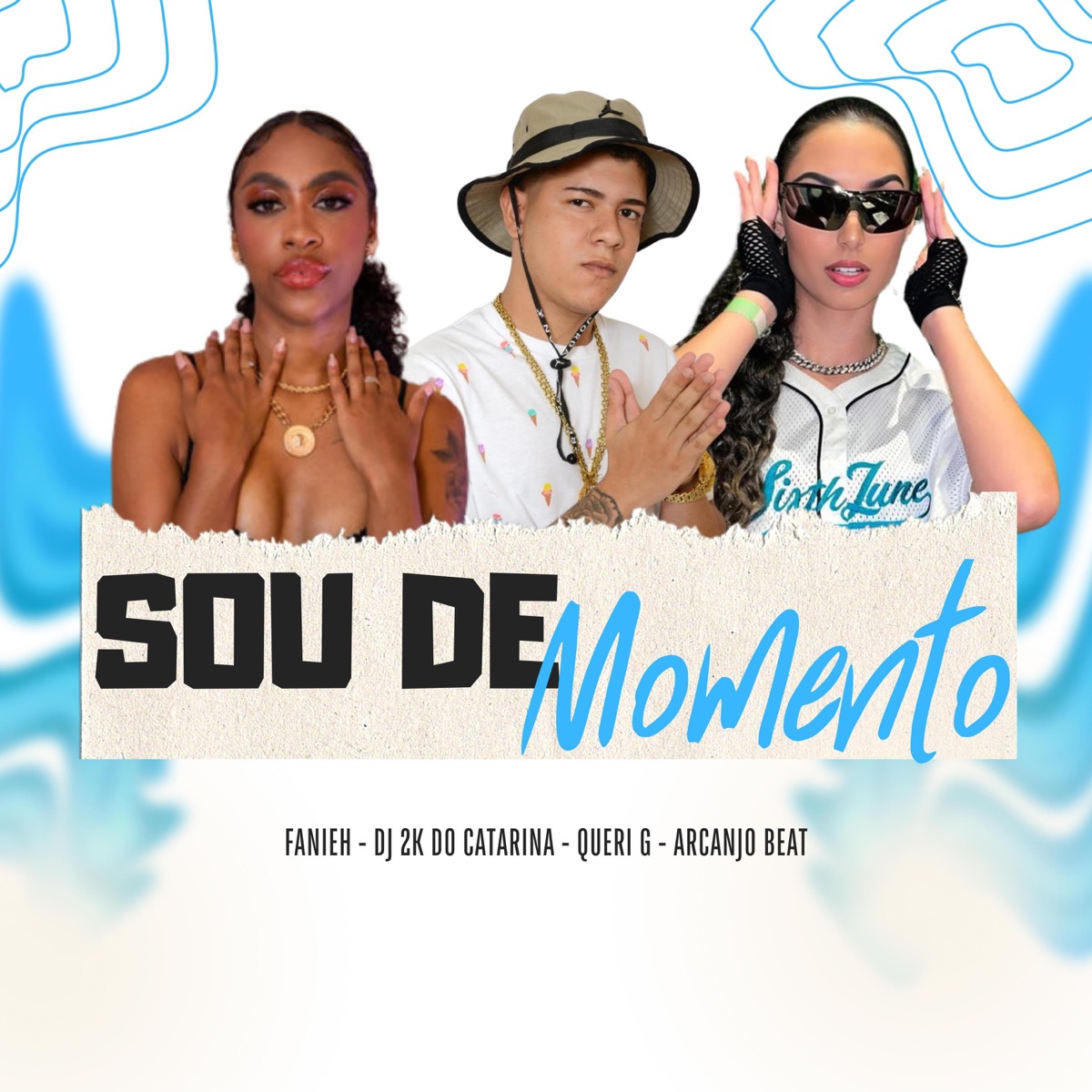Sou de momento - Single by Dj 2K do Catarina, Fanieh, Queri G & Arcanjo Beat album cover