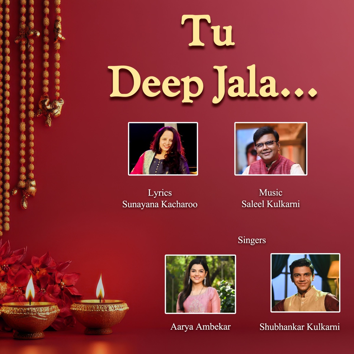 Tu Deep Jala - Single by Shubhankar Kulkarni & Aarya Ambekar album cover