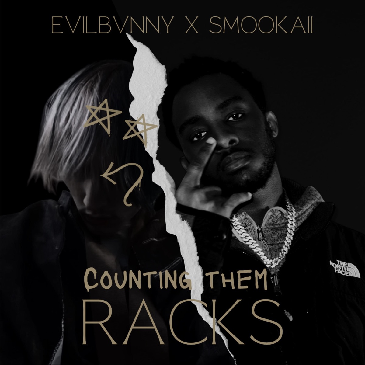 COUNTING THEM RACKS. (feat. EvilBvnny) - Single by SmooKai album cover