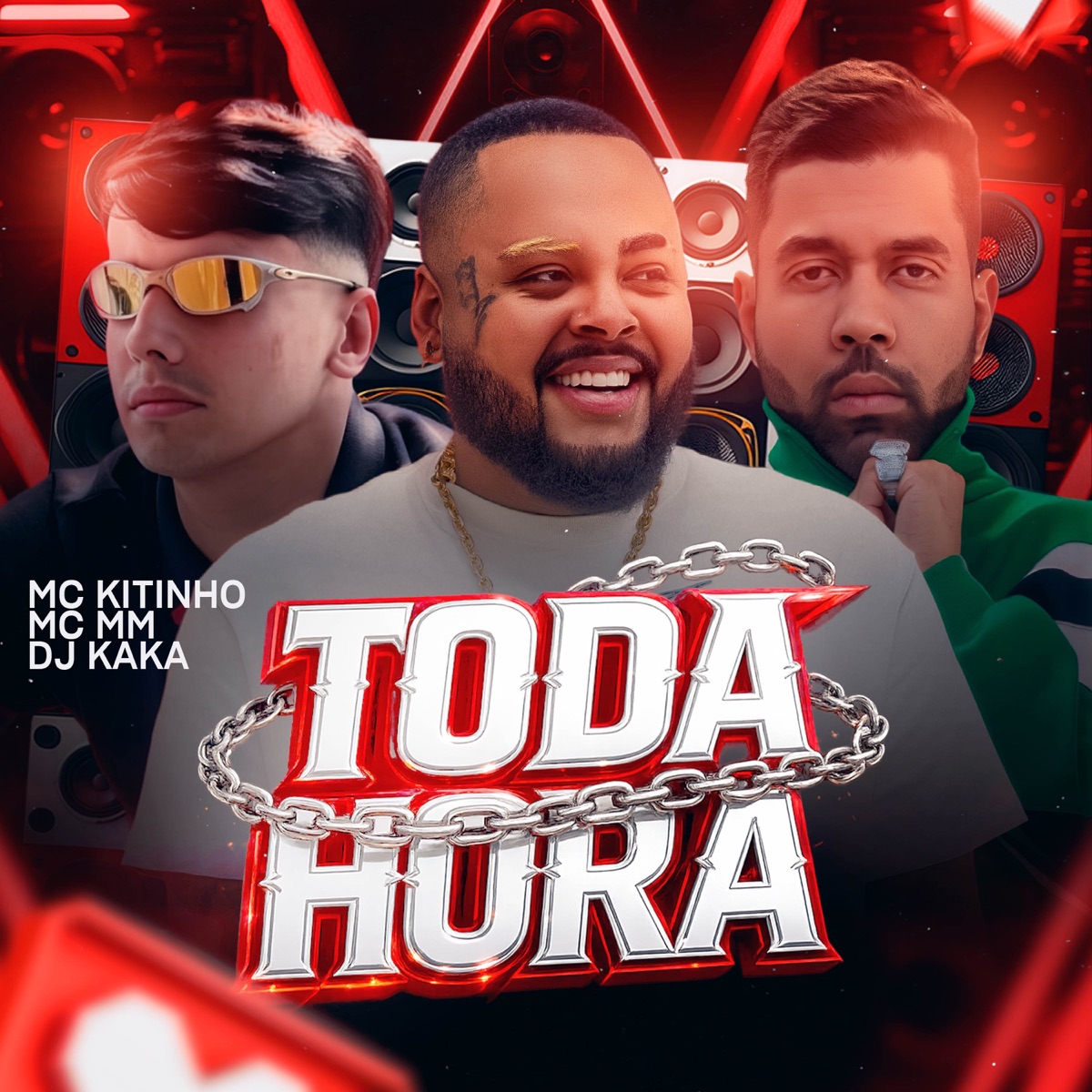 Toda Hora - Single by MC Kitinho, MC MM & DJ Kaká album cover