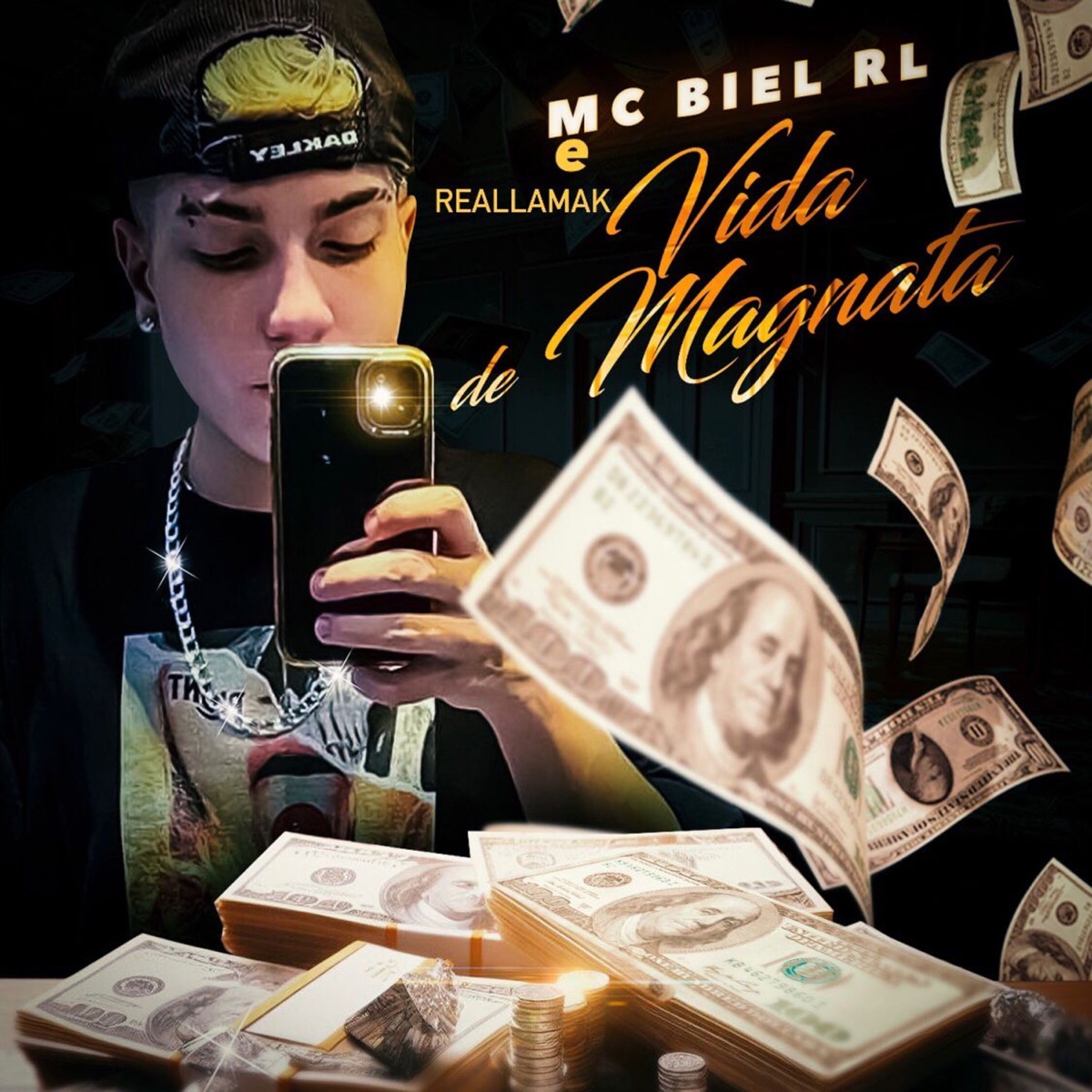 Vida de Magnata - Single by mc biel rl & RealLamak album cover