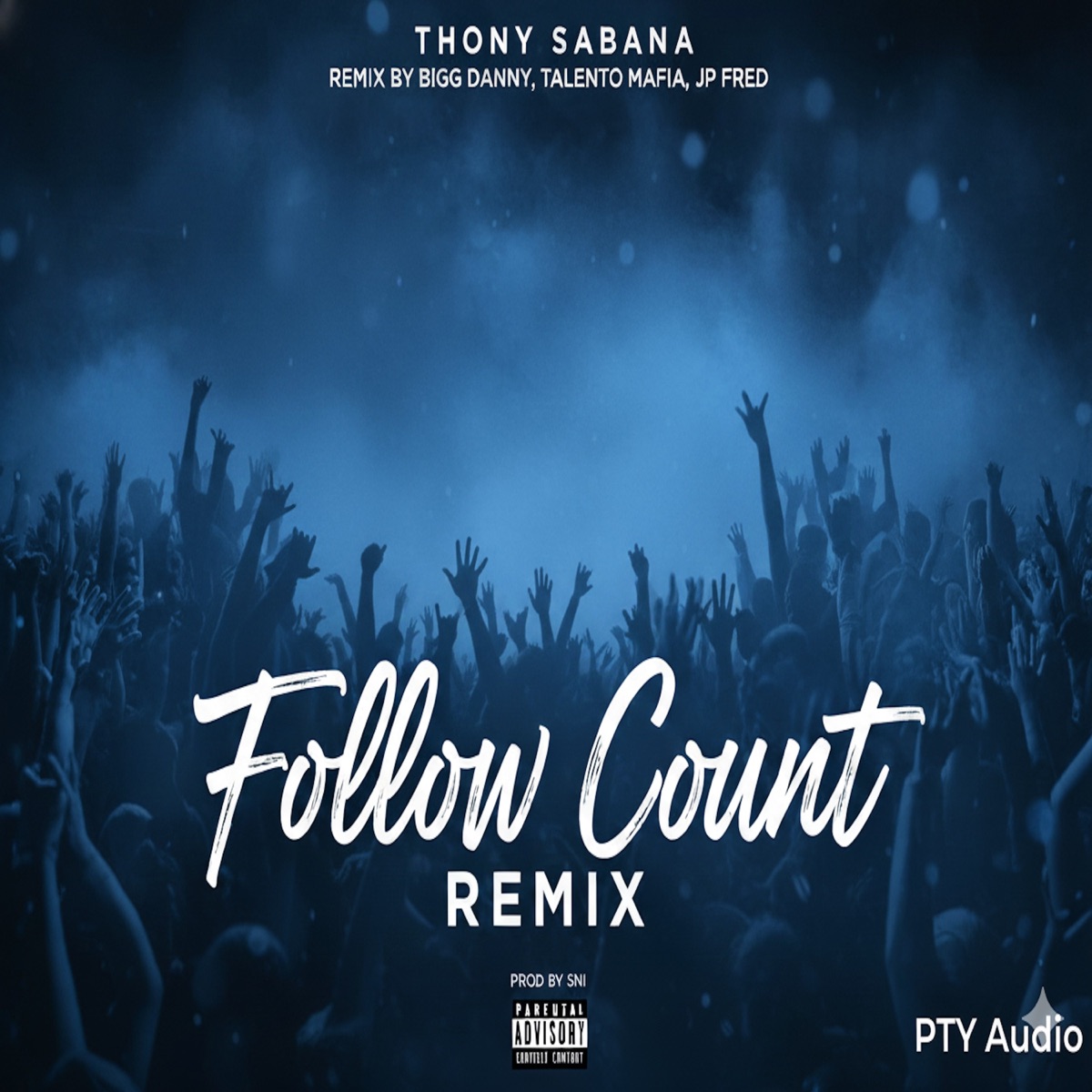 Follow Count (Remix) [feat. Bigg Danny & JP FRED] - Single by Thony Sabana & Pty Audio album cover