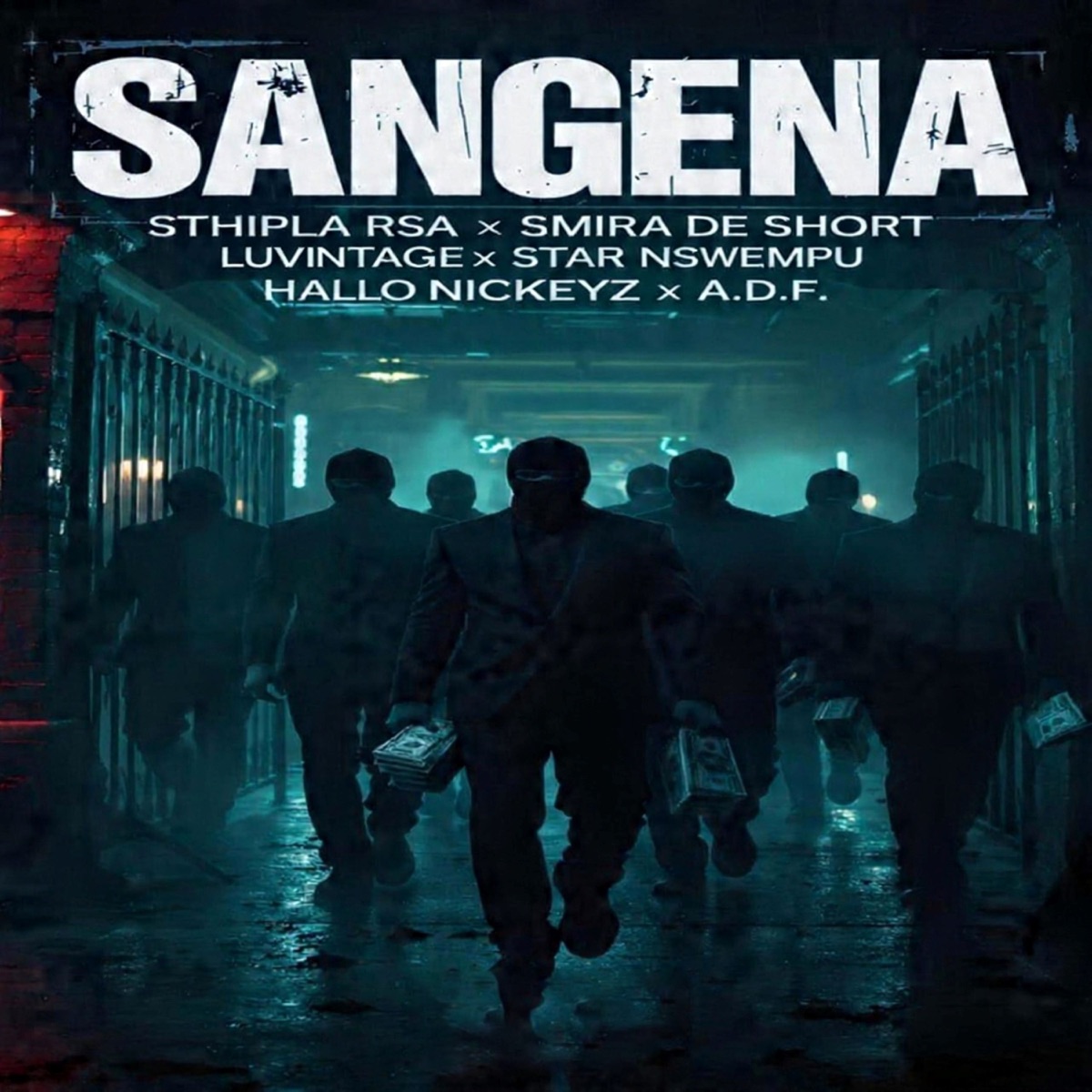 Sangena (feat. Hallo Nickeyz & A.D.F) - Single by Sthipla rsa, Smira De Short, Luvintage & StaR Nswempu album cover