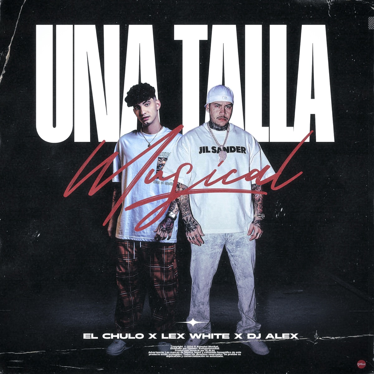 Una Talla Musical - Single by El Chulo, Lex White & DJ ALEX album cover