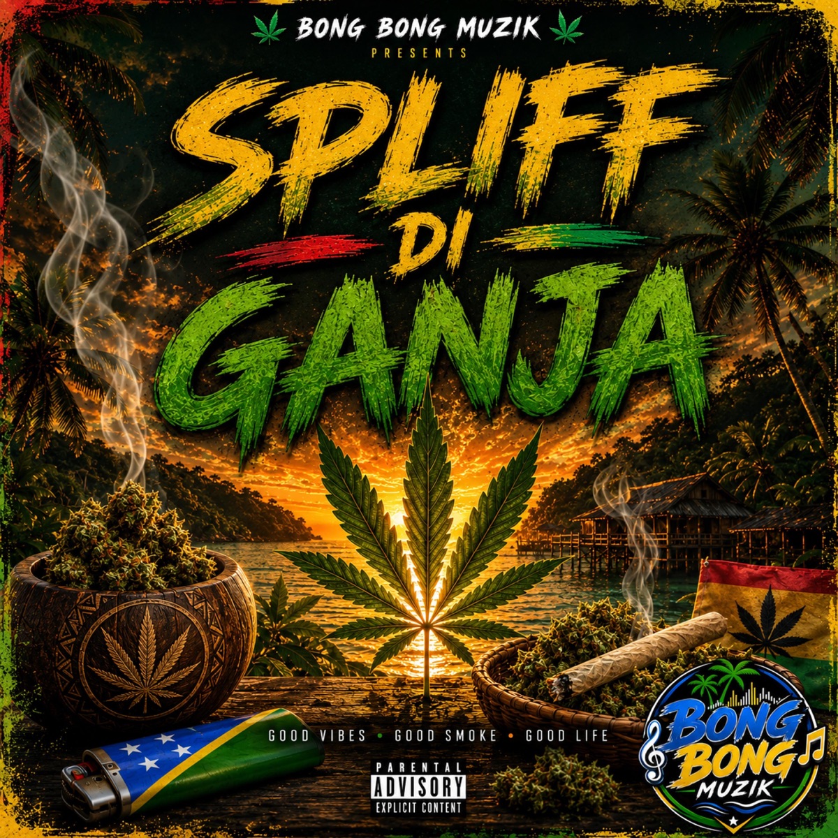 Spliff di ganja - Single by Jbong album cover