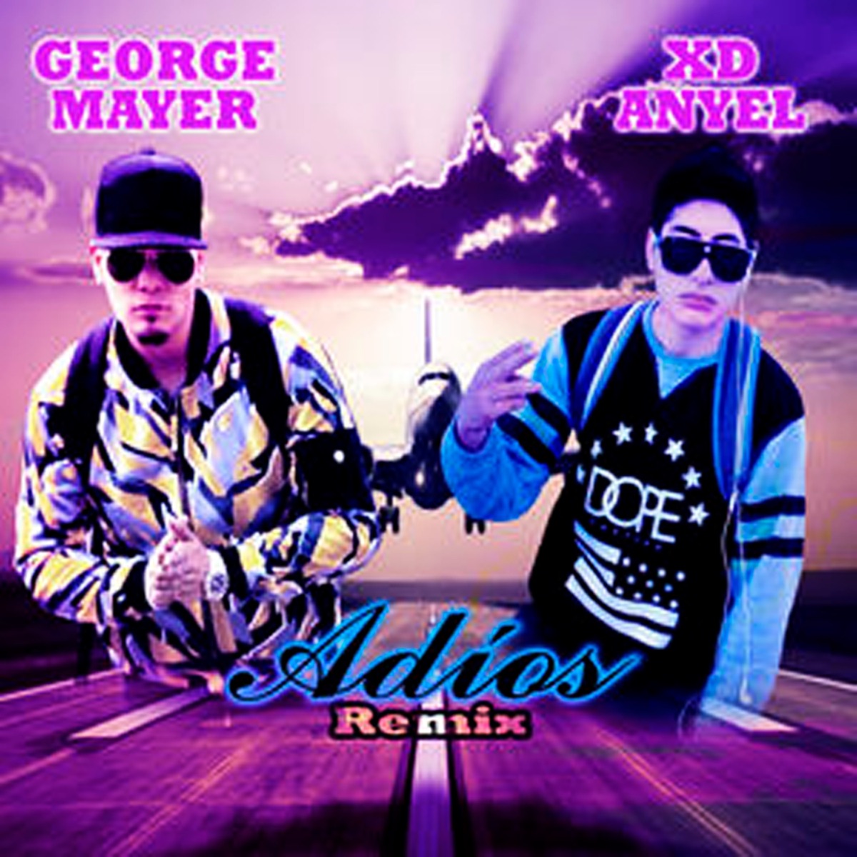 Adiós (Remix) - Single by Xd Anyel & George Mayer album cover