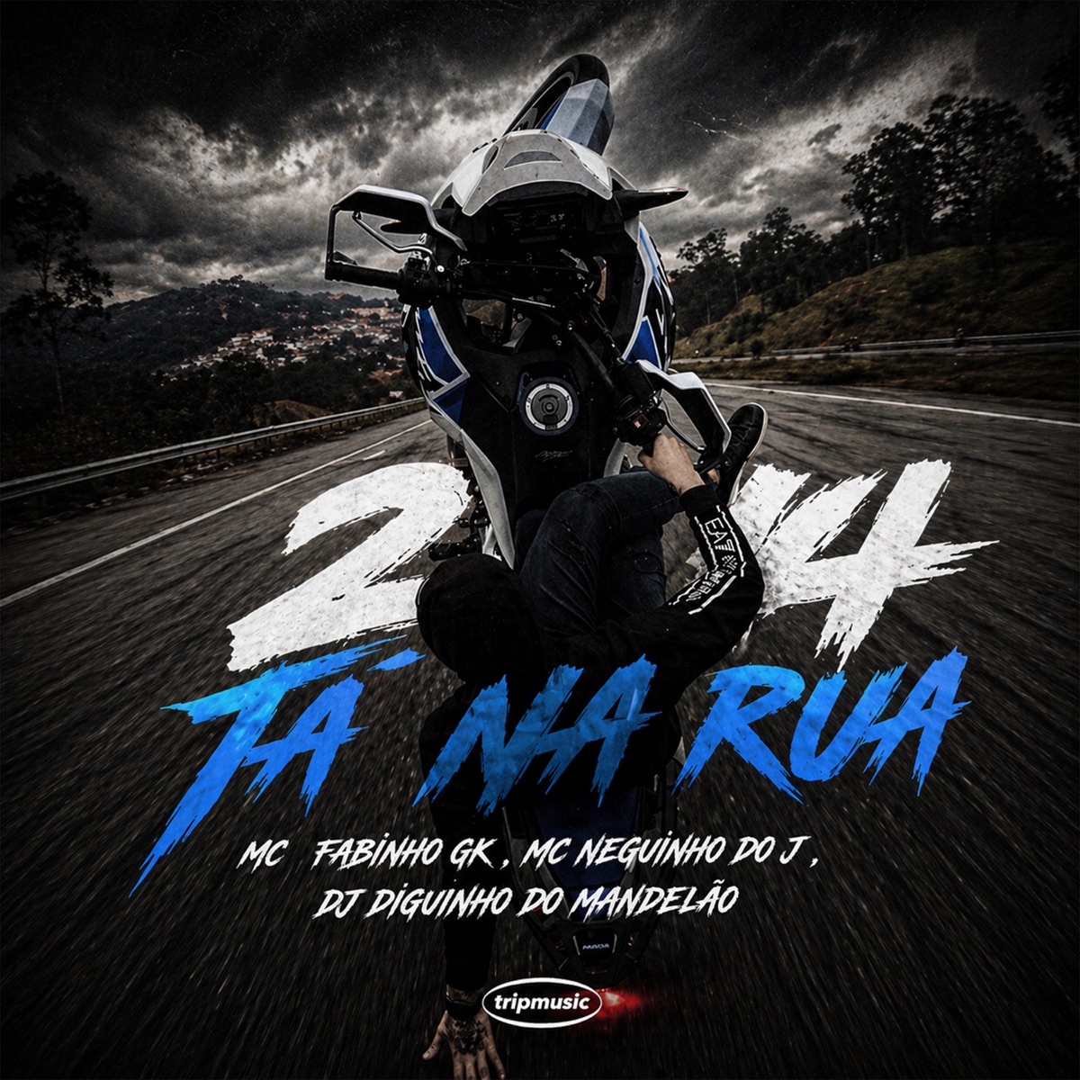 244 Ta na Rua - Single by Mc Fabinho GK, MC Neguinho Do J & Dj Diguinho do Mandelão album cover