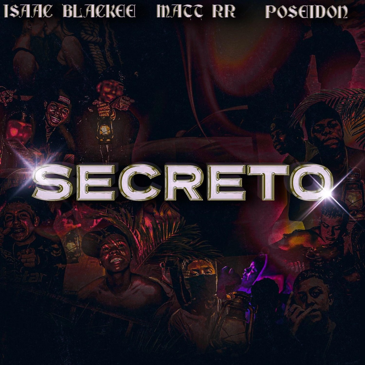 Secreto (feat. Isaac blackee & Matt RR) - Single by POSEIDON album cover