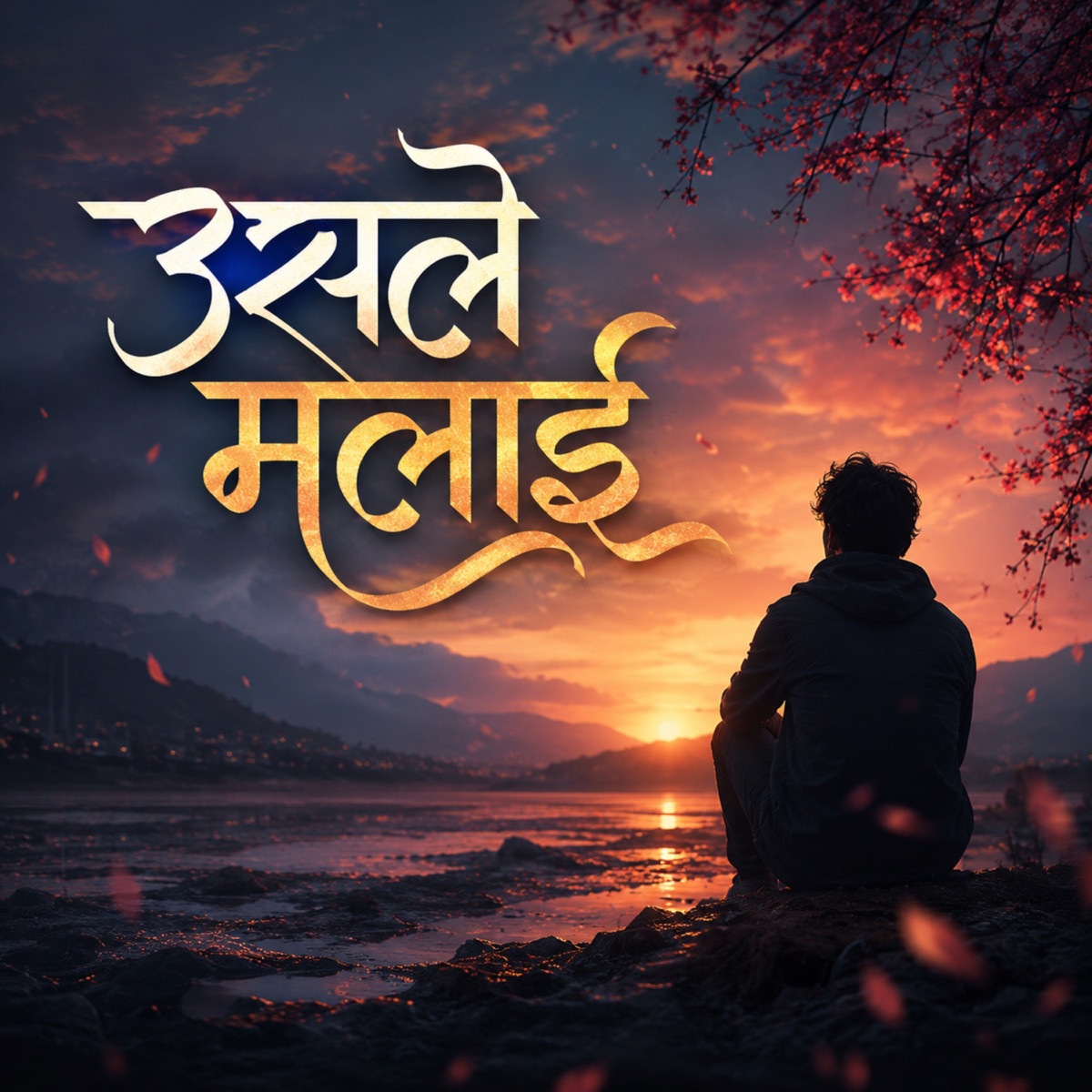 Usle Malai - Single by Manoj Chaulagain & Narayan Babu Koirala album cover