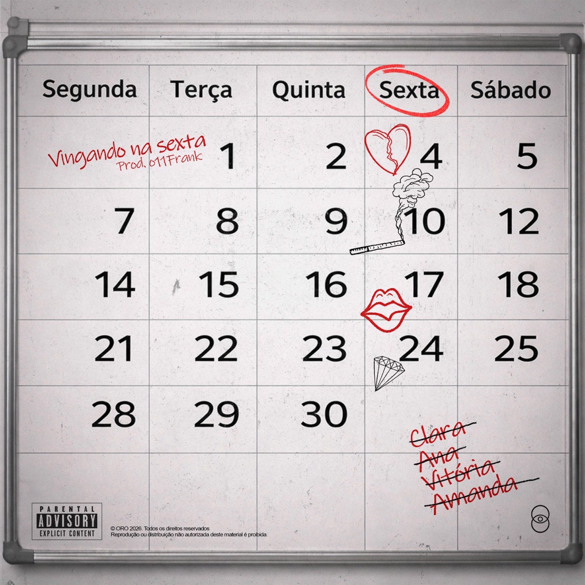 Vingando na Sexta - Single by Pedro Ruiz, LTnoBeat, 011Frank & Nyx album cover