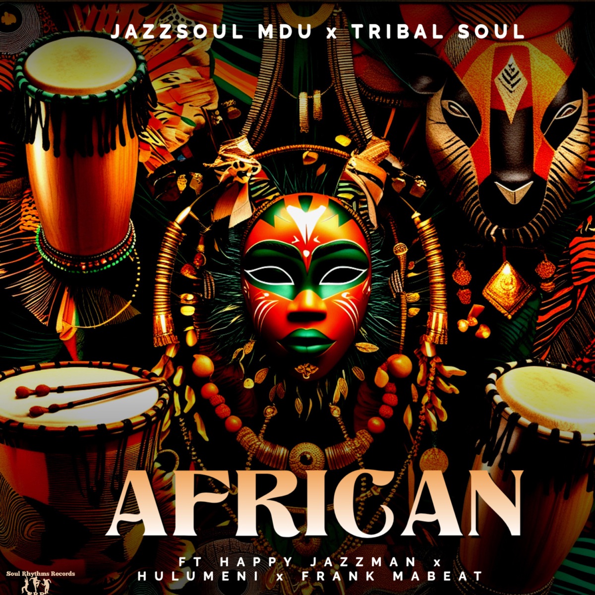 African (feat. Frank Mabeat, Happy Jazzman & Hulumeni) - Single by JazzSoul Mdu & Tribal Soul album cover