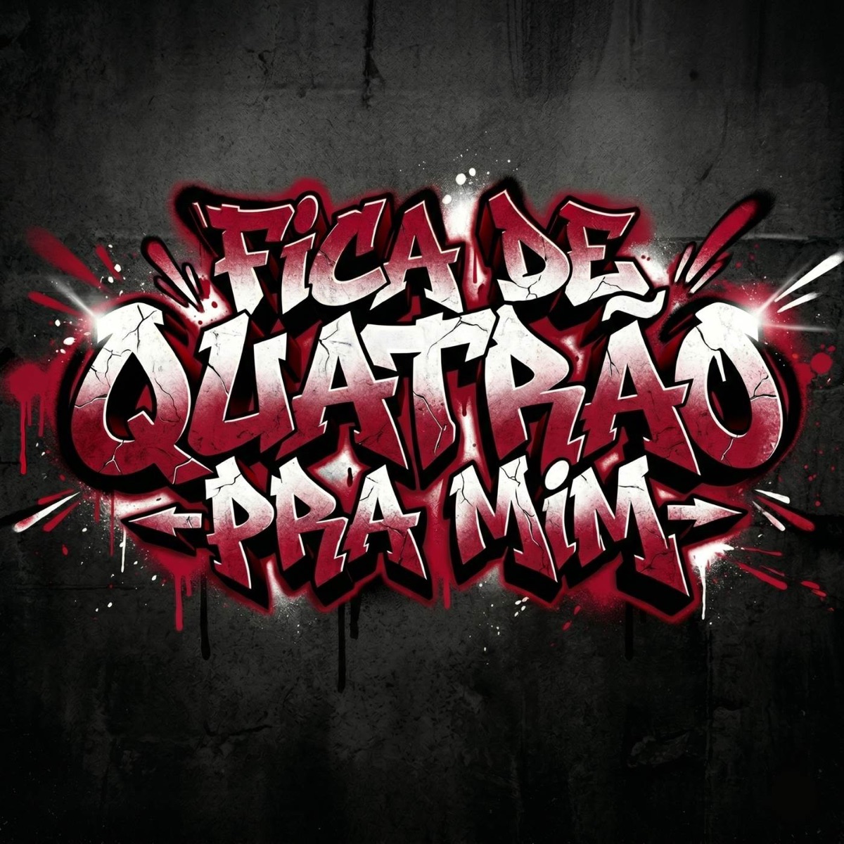 FICA DE QUATRAO PRA MIM - Single by DJ JUNIOR BALLA & MC BRUNYN album cover