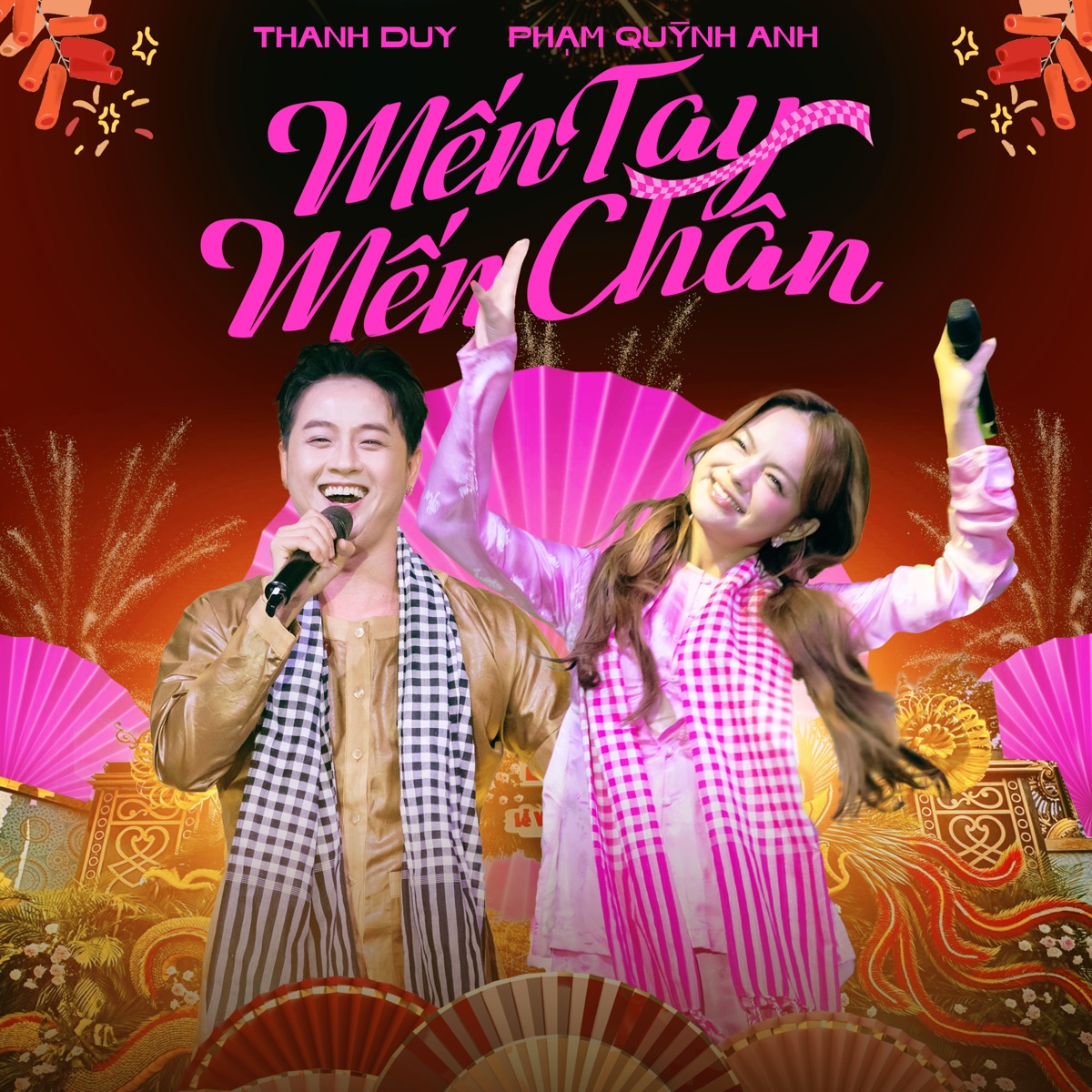 Mến Tay Mến Chân - Single by Phạm Quỳnh Anh & Thanh Duy album cover