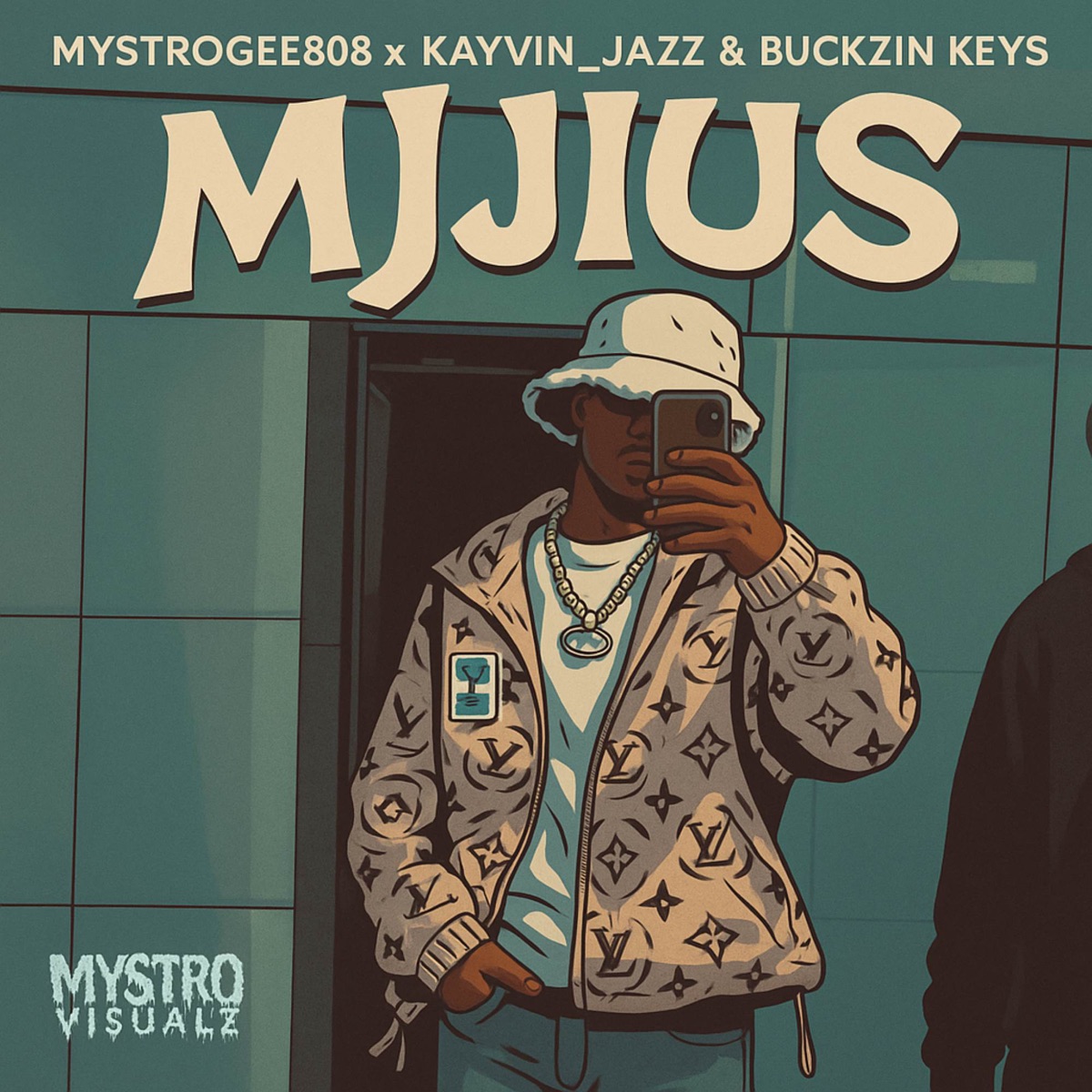 MjiuS - Single by MystroGee8O8, Kayvin_Jazz & Bukzin Keyz album cover