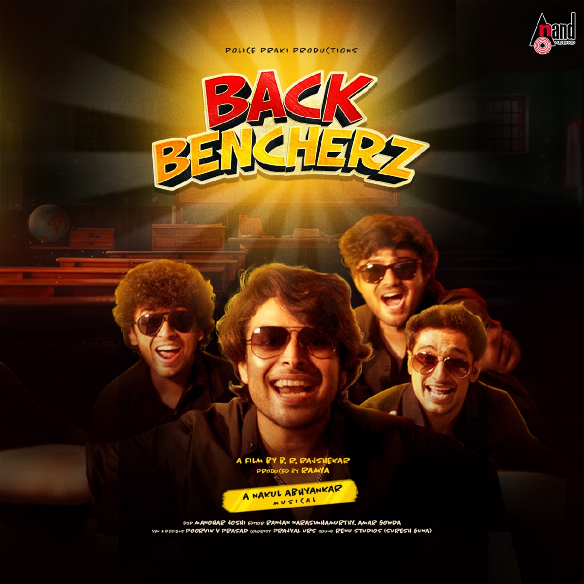 Back Bencherz (Original Motion Picture Soundtrack) by Nakul Abhyankar, Saif khan, Dhananjay Ranjan, Hrudaya Shiva, Jathin Aryan & Pavan Bhat album cover