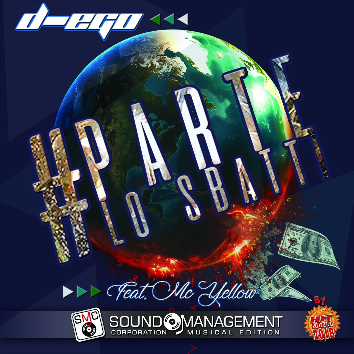 #ParteLoSbatti (feat. MC Yellow) [Hit Mania 2018] - Single by D-Ego album cover